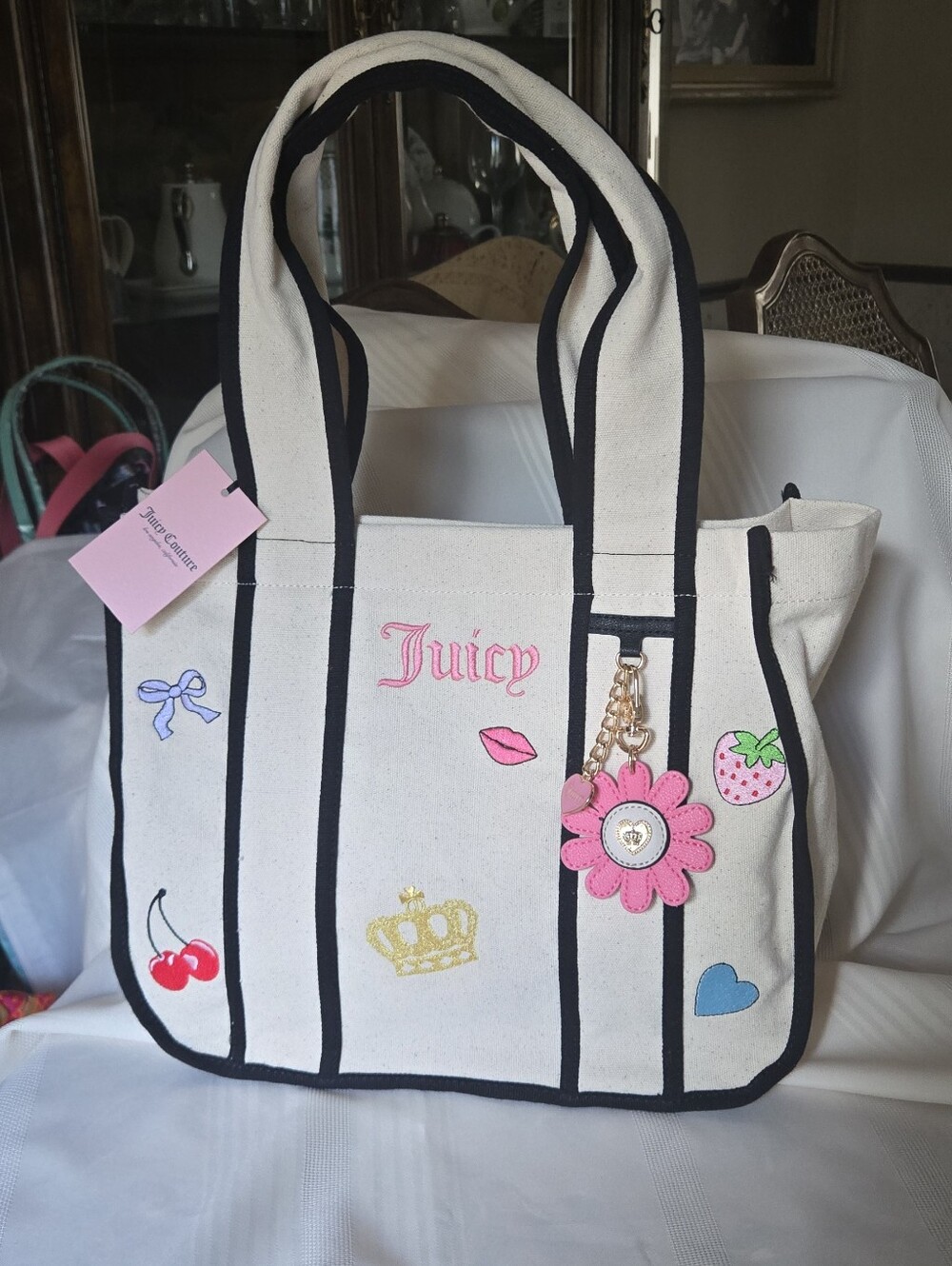 NWT Juicy Couture Canvas Day Tote